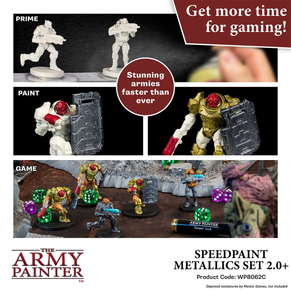 Army Painter - Speedpaint Metallics Set 2.0